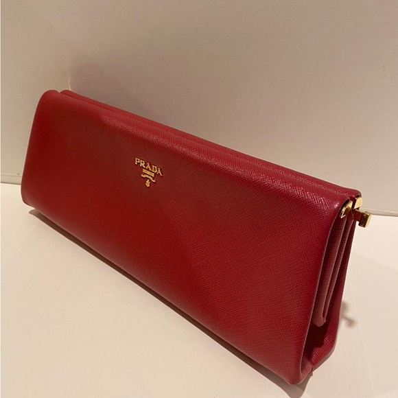 Red Prada Clutch - Picture 2 of 3